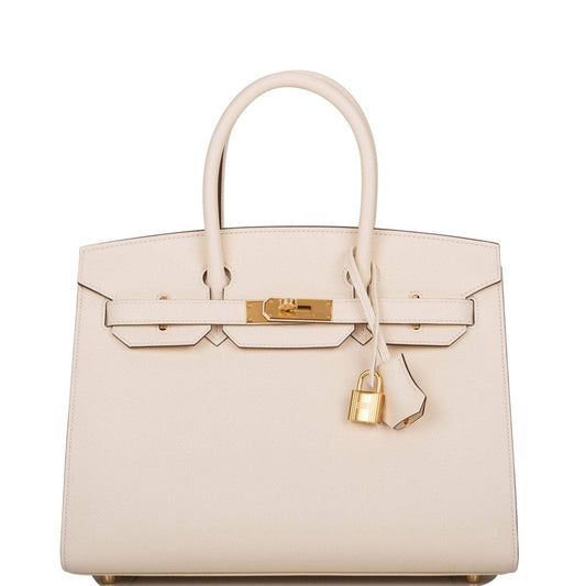 Hermes Birkin 30 Nata Epsom Sellier, Gold Hardware