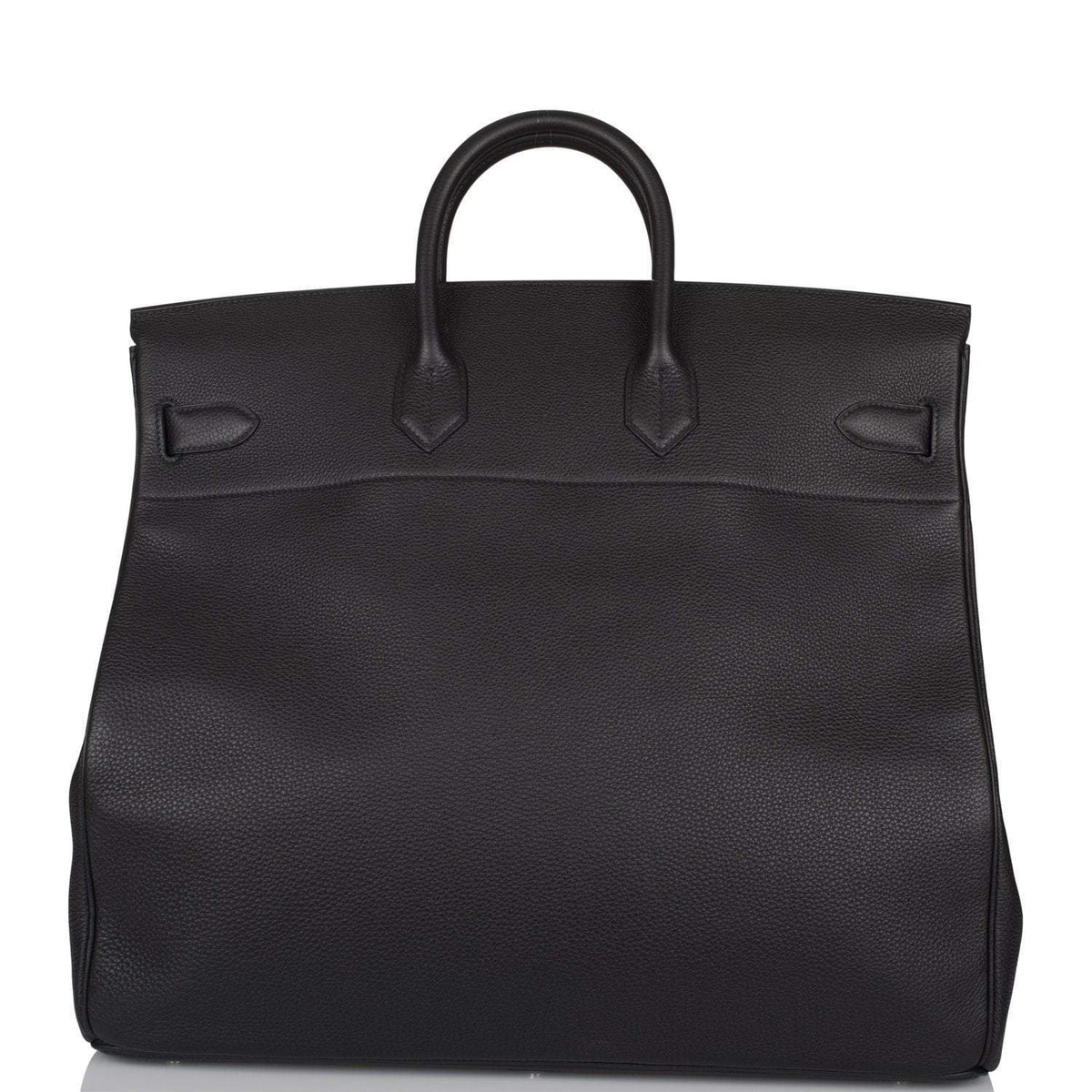 HAC Birkin 50cm, Black Togo, Palladium Hardware