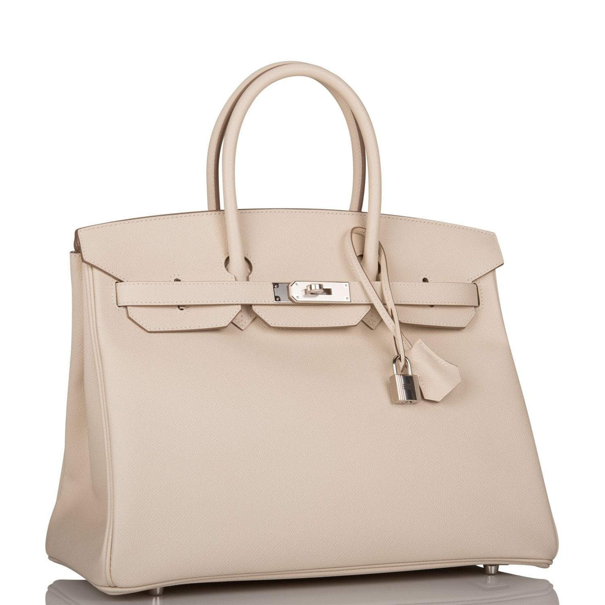 Hermes Birkin 35 Craie Epsom, Palladium Hardware