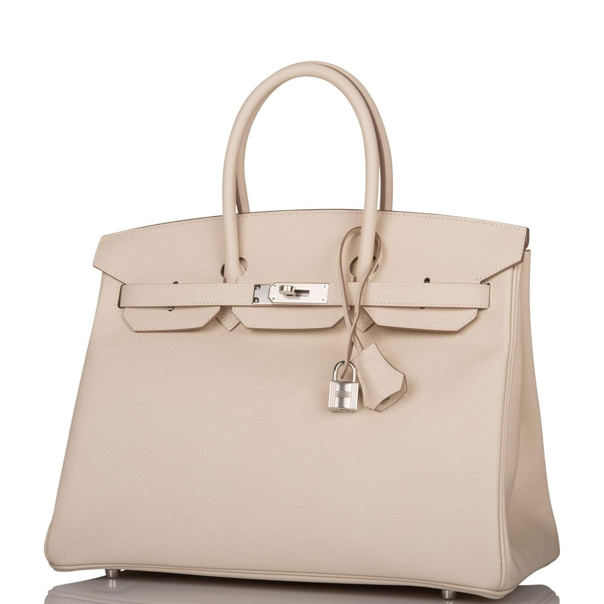 Hermes Birkin 35 Craie Epsom, Palladium Hardware