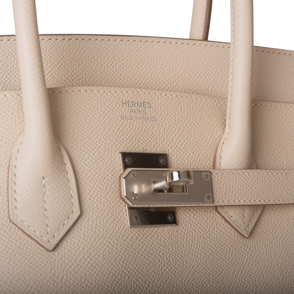 Hermes Birkin 35 Craie Epsom, Palladium Hardware