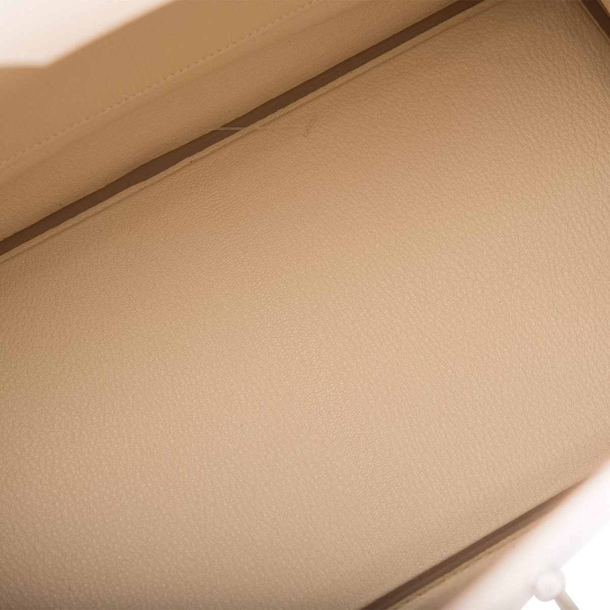 Hermes Birkin 35 Craie Epsom, Palladium Hardware