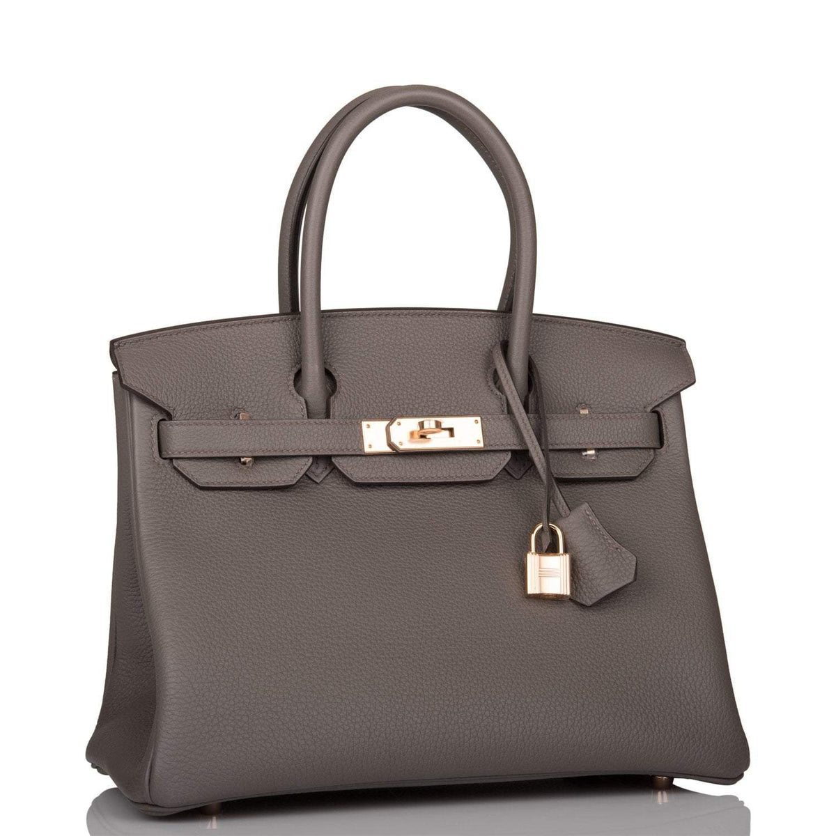 Hermes Birkin 30 Etain Togo, Rose Gold Hardware