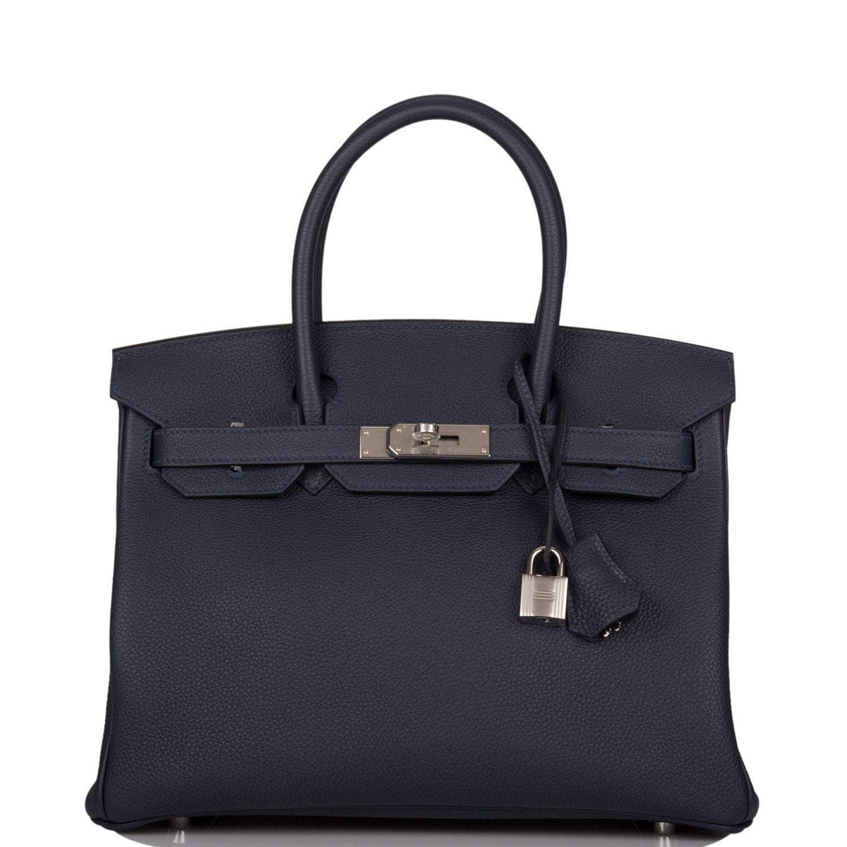 Bleu Nuit Birkin 30, Togo Leather, Palladium Hardware