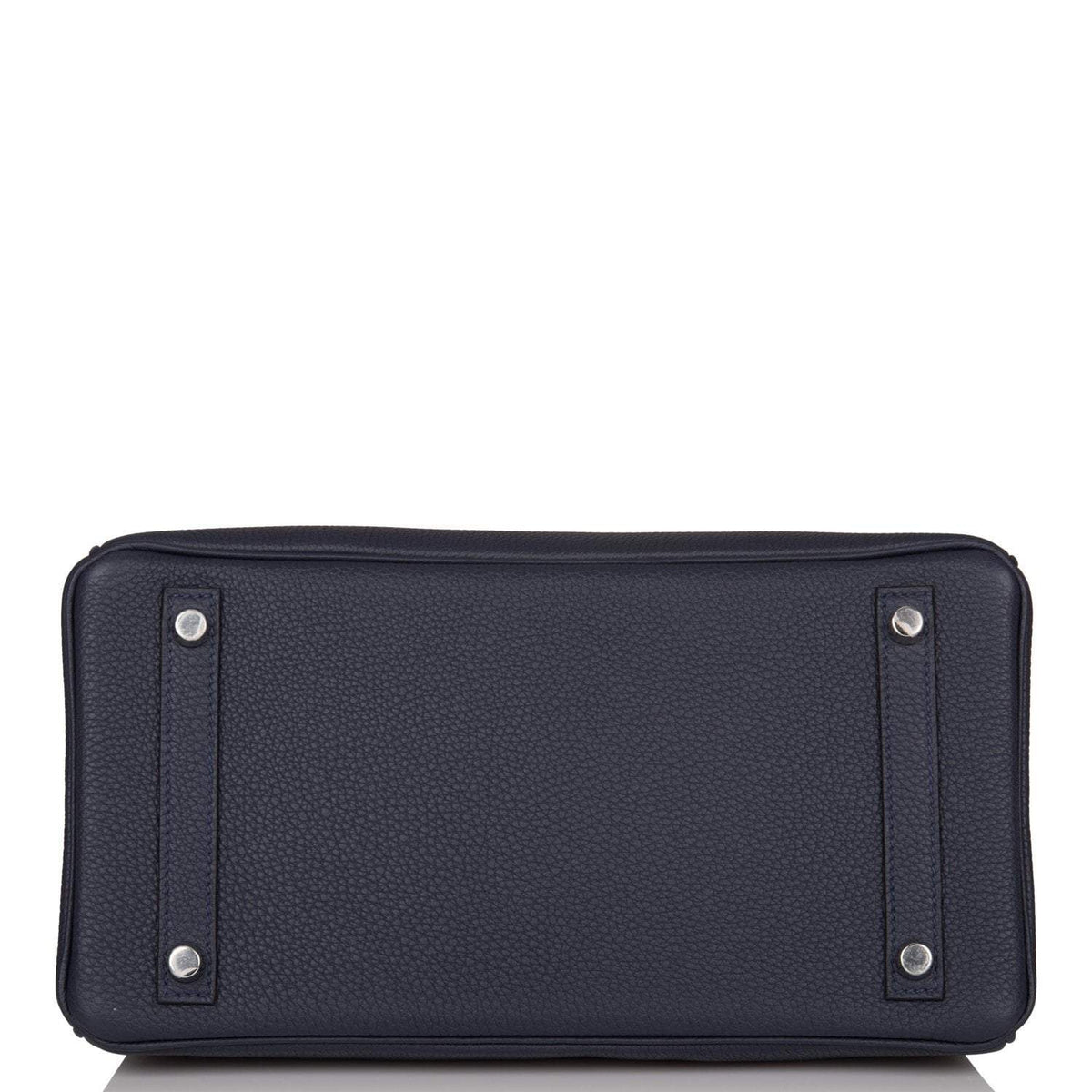 Bleu Nuit Birkin 30, Togo Leather, Palladium Hardware