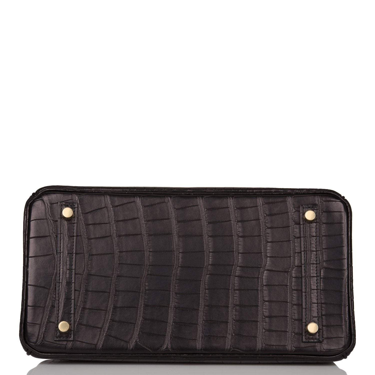 Hermes Birkin 30cm Black Matte Alligator, Gold Hardware