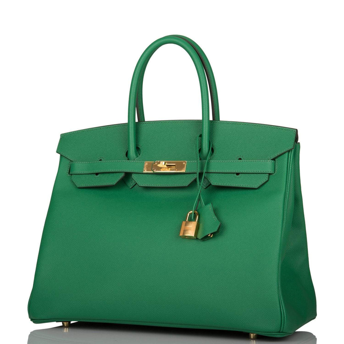 Hermes Birkin 35 Cactus Epsom, Gold Hardware