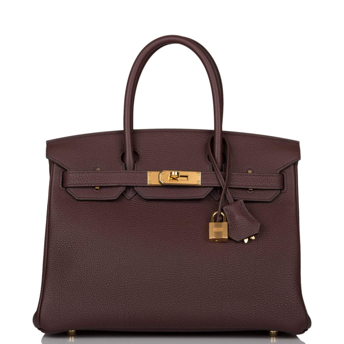 Hermes Birkin 30 Rouge Sellier, Togo Gold Hardware