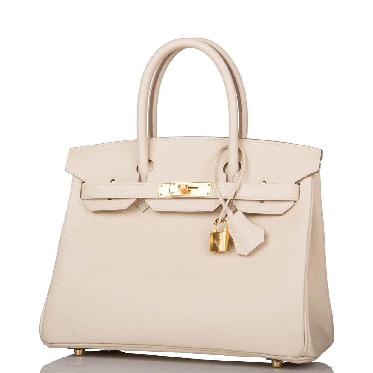 Hermes Birkin 30cm, Craie Epsom, Gold Hardware