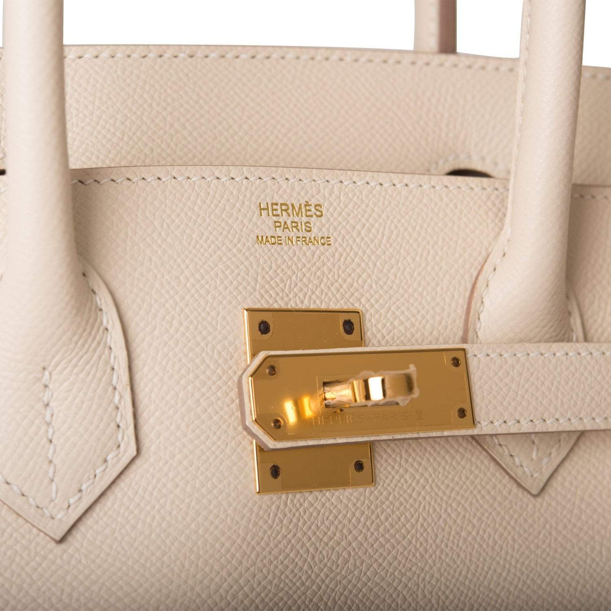 Hermes Birkin 30cm, Craie Epsom, Gold Hardware