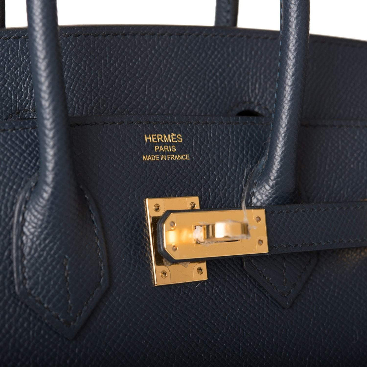 Hermes Birkin 25 Sellier, Bleu Indigo Epsom, Gold Hardware