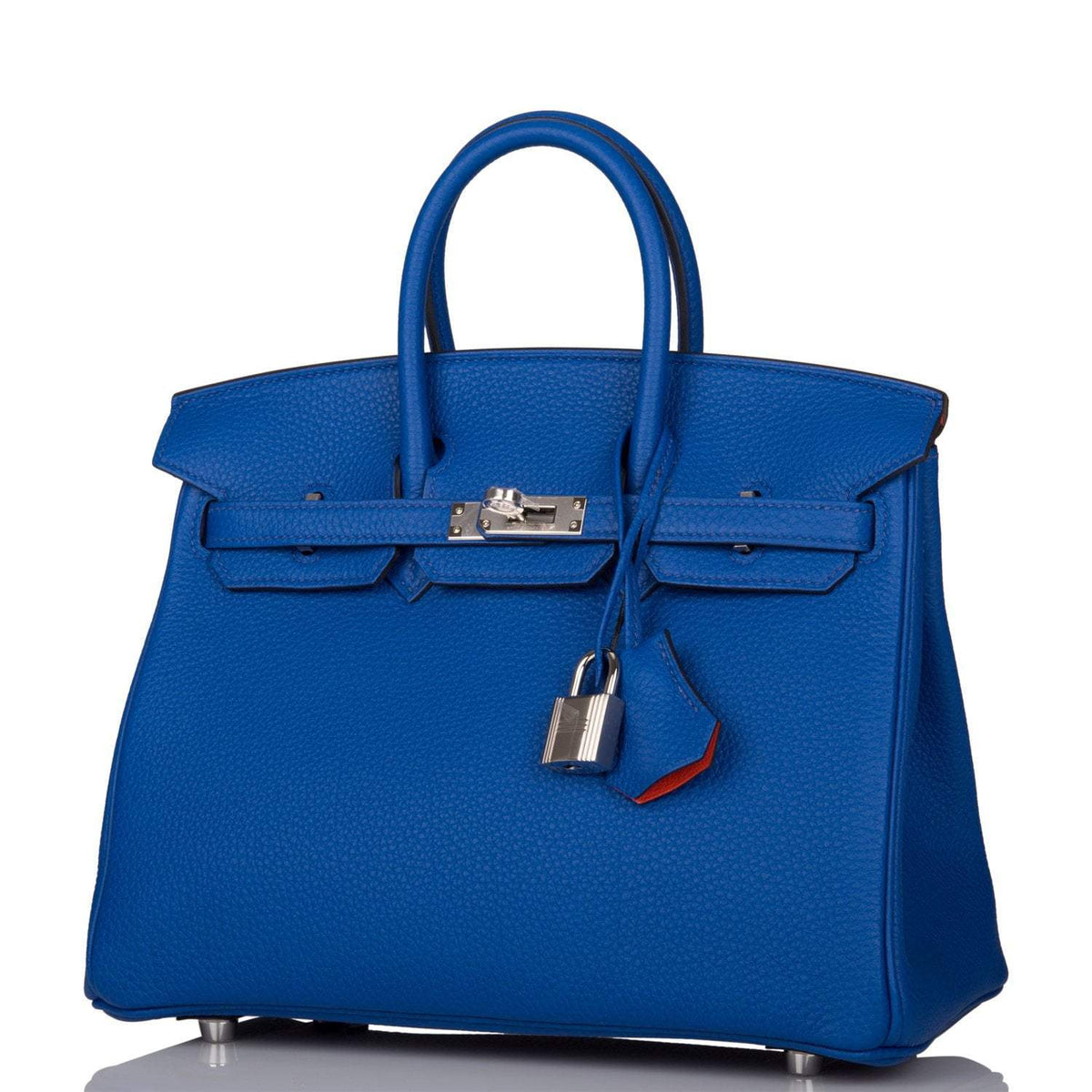 Hermes Birkin 25 Blue Royal Verso Togo Palladium Hardware