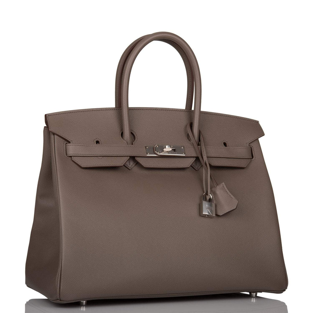 Hermes Birkin 35cm, Etain Epsom, Palladium Hardware