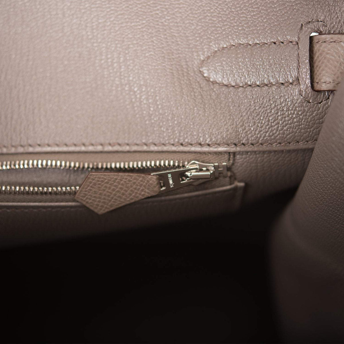 Hermes Birkin 35cm, Etain Epsom, Palladium Hardware