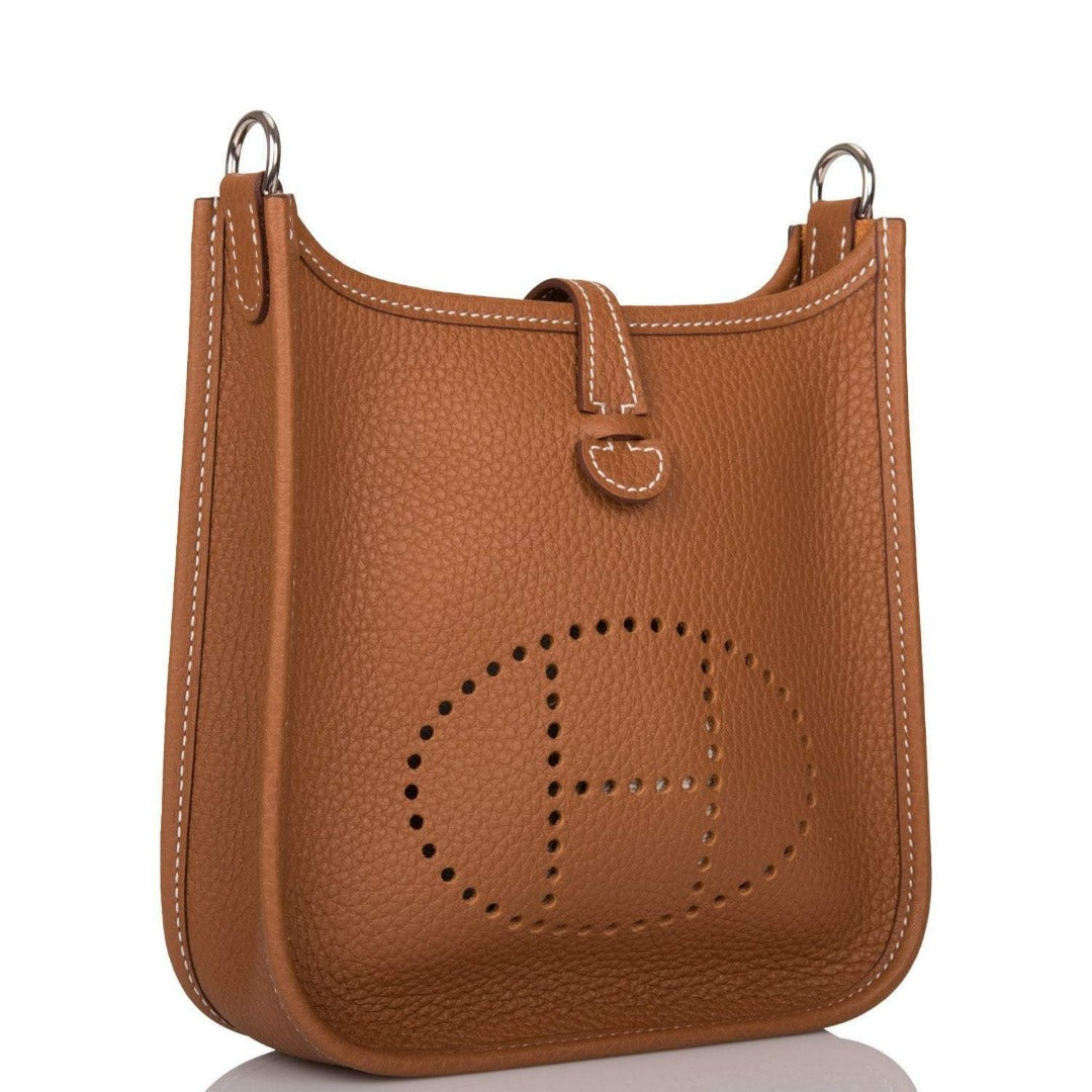 Hermes Gold Clemence Picotin Lock 18cm Gold Hardware