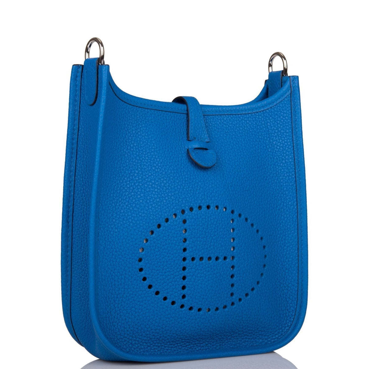 Evelyne TPM Bag, Bleu Zellige Clemence, Palladium Hardware