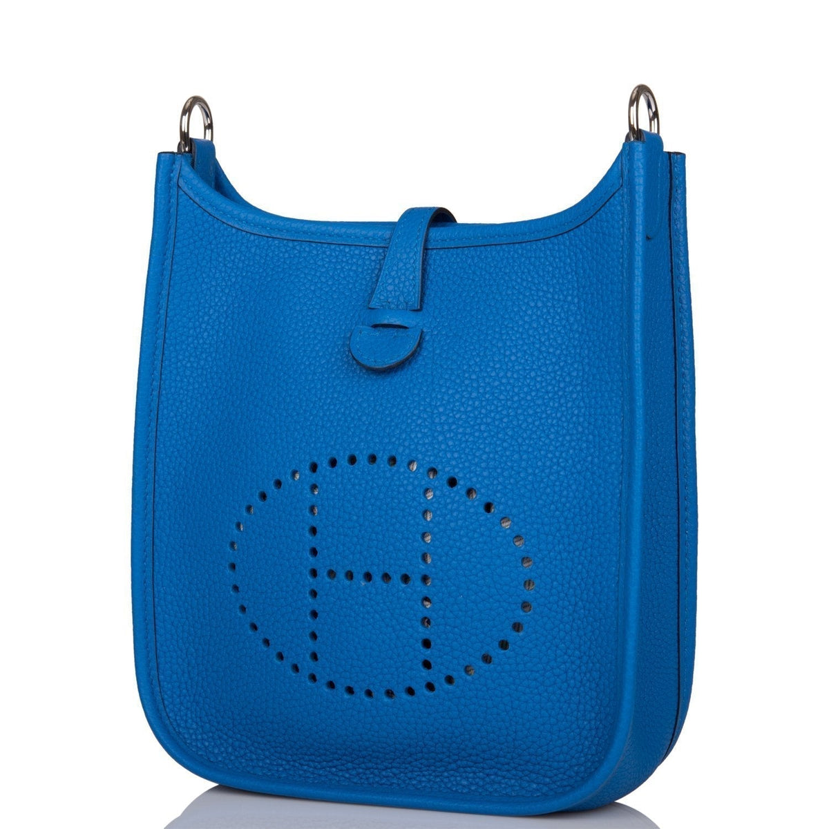 Evelyne TPM Bag, Bleu Zellige Clemence, Palladium Hardware