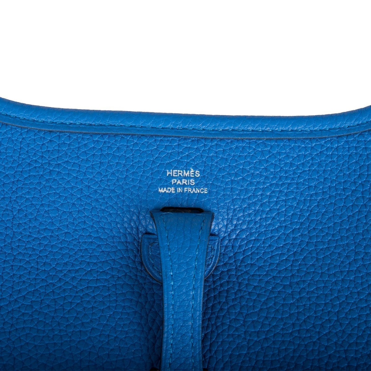 Evelyne TPM Bag, Bleu Zellige Clemence, Palladium Hardware