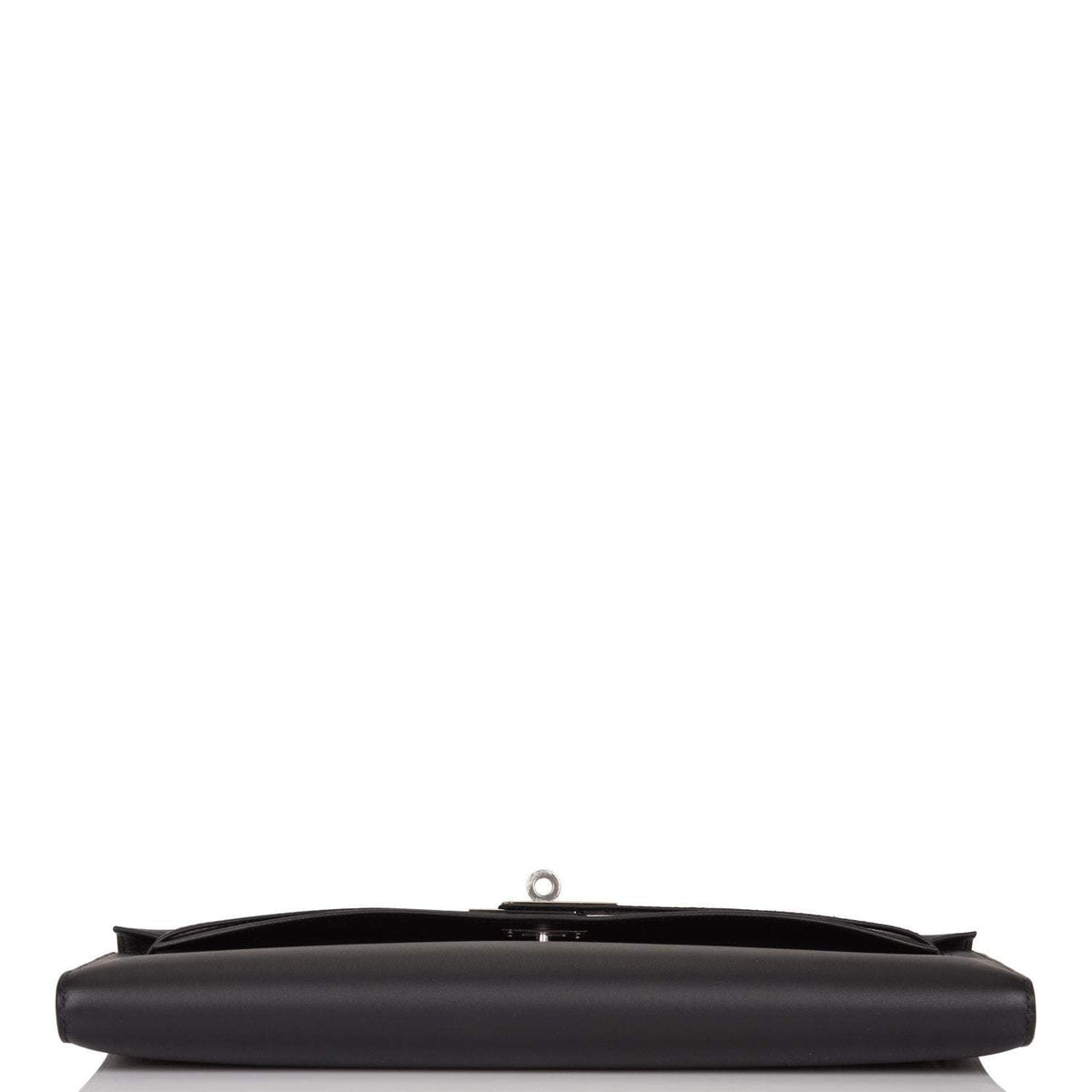 Black Hermes Kelly Cut, Swift Leather, Palladium Hardware