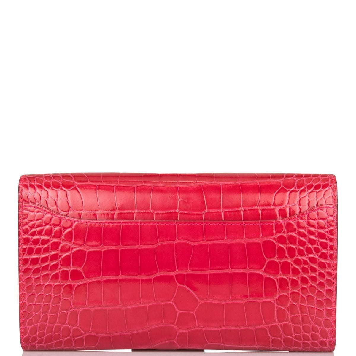 Hermes Constance Wallet, Rose Extreme Alligator, Palladium