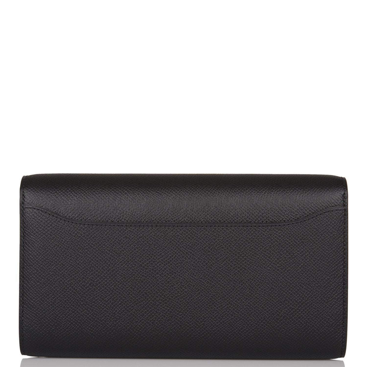Hermes Constance Wallet, Black Epsom, Rose Gold Hardware