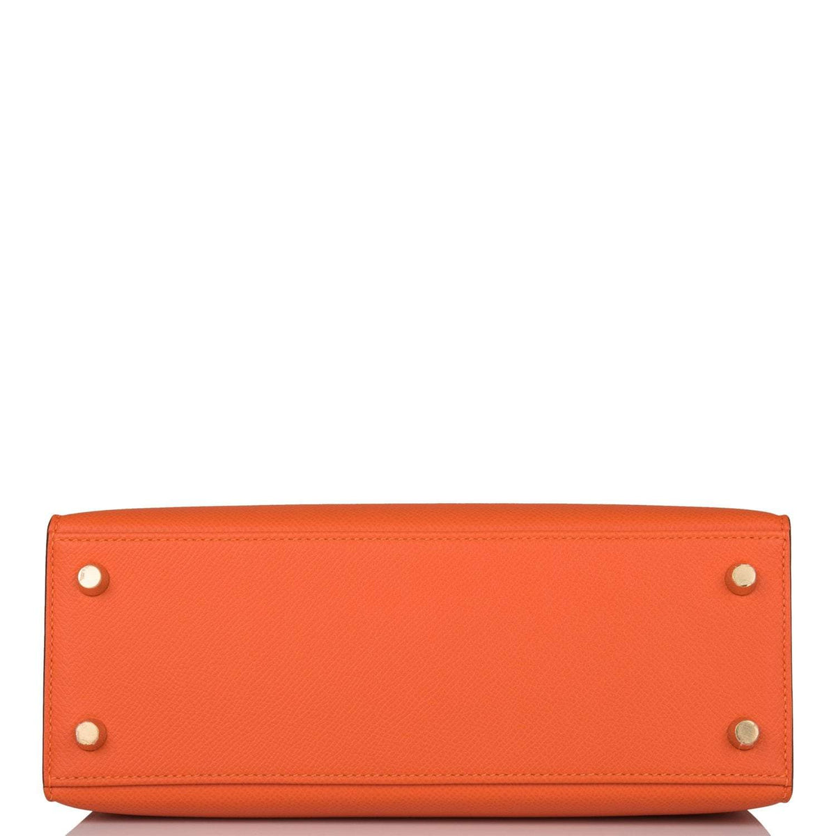 Hermes Kelly 25cm Feu Epsom Sellier, Gold Hardware