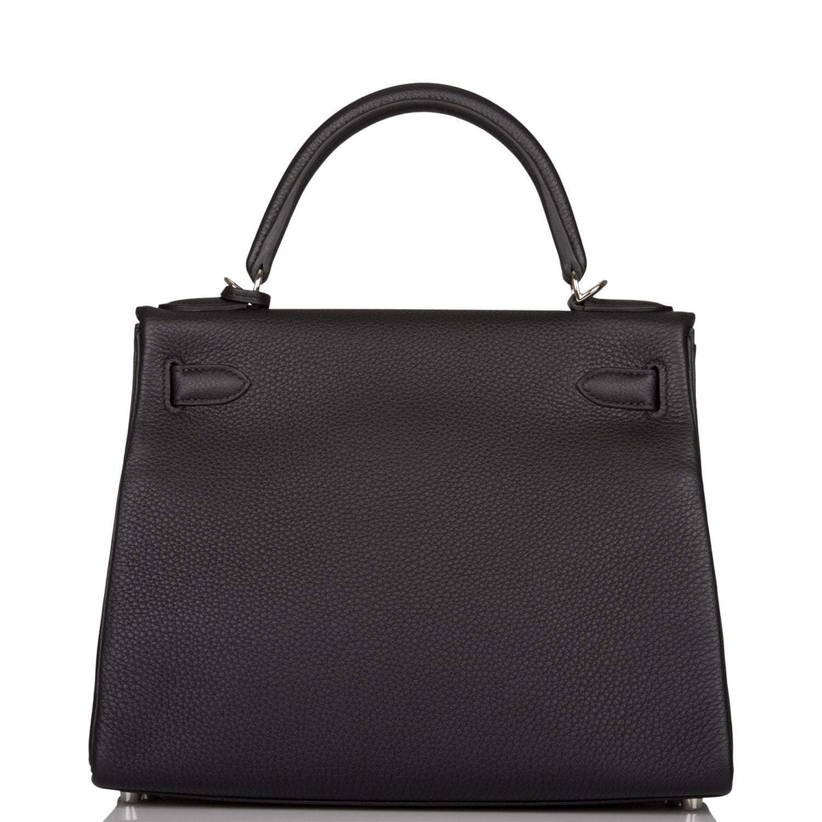 Hermes Kelly 28 Black Togo Retourne, Palladium Hardware