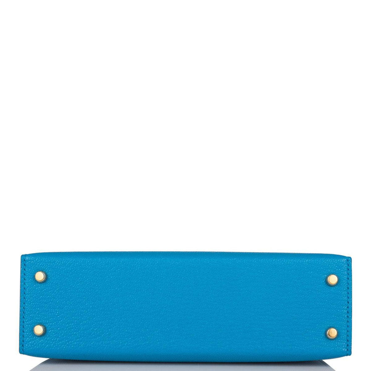 Mini Kelly 20cm, Bleu Frida Chevre, Gold Hardware, Sellier