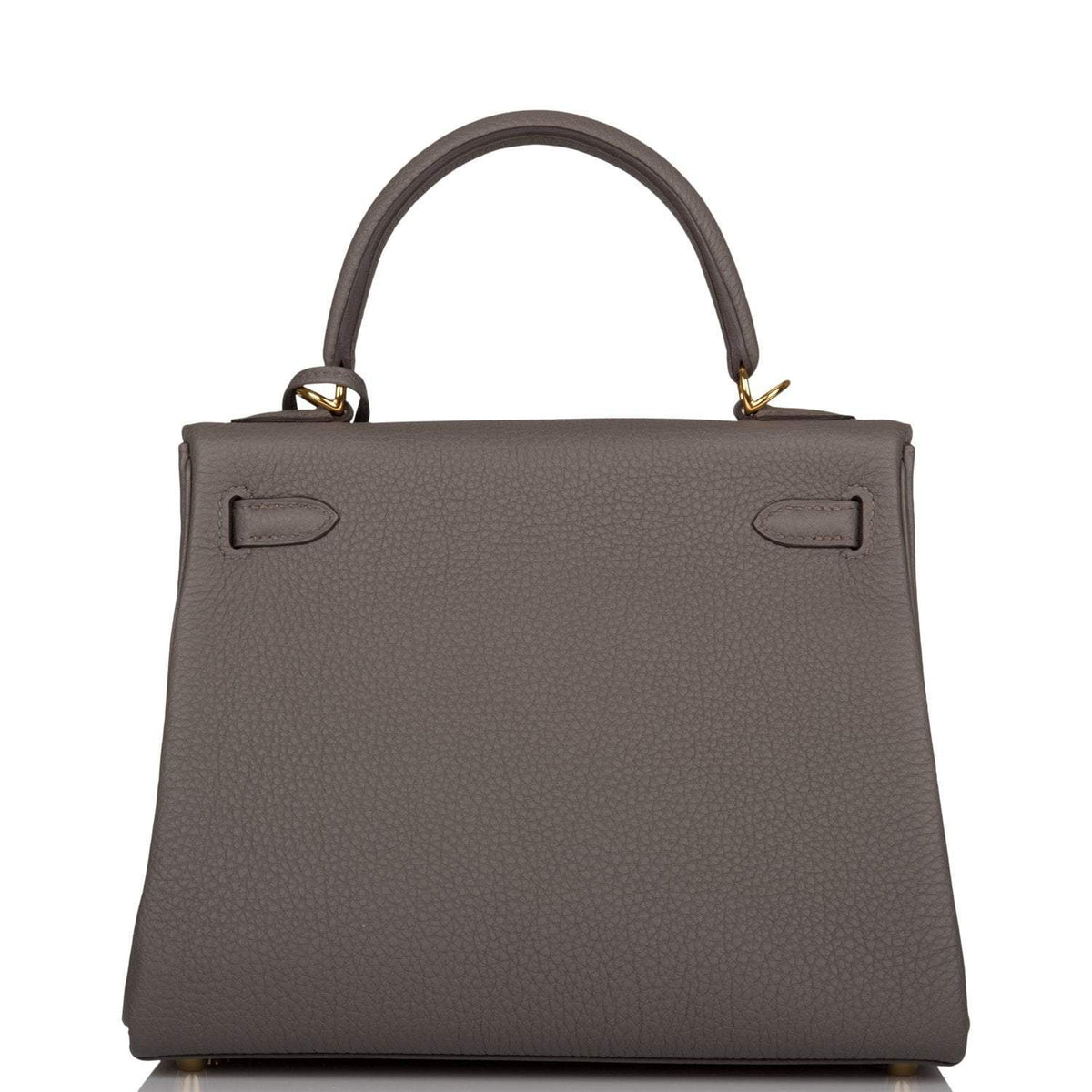 Hermes Kelly 25 Etain, Togo Retourne, Gold Hardware