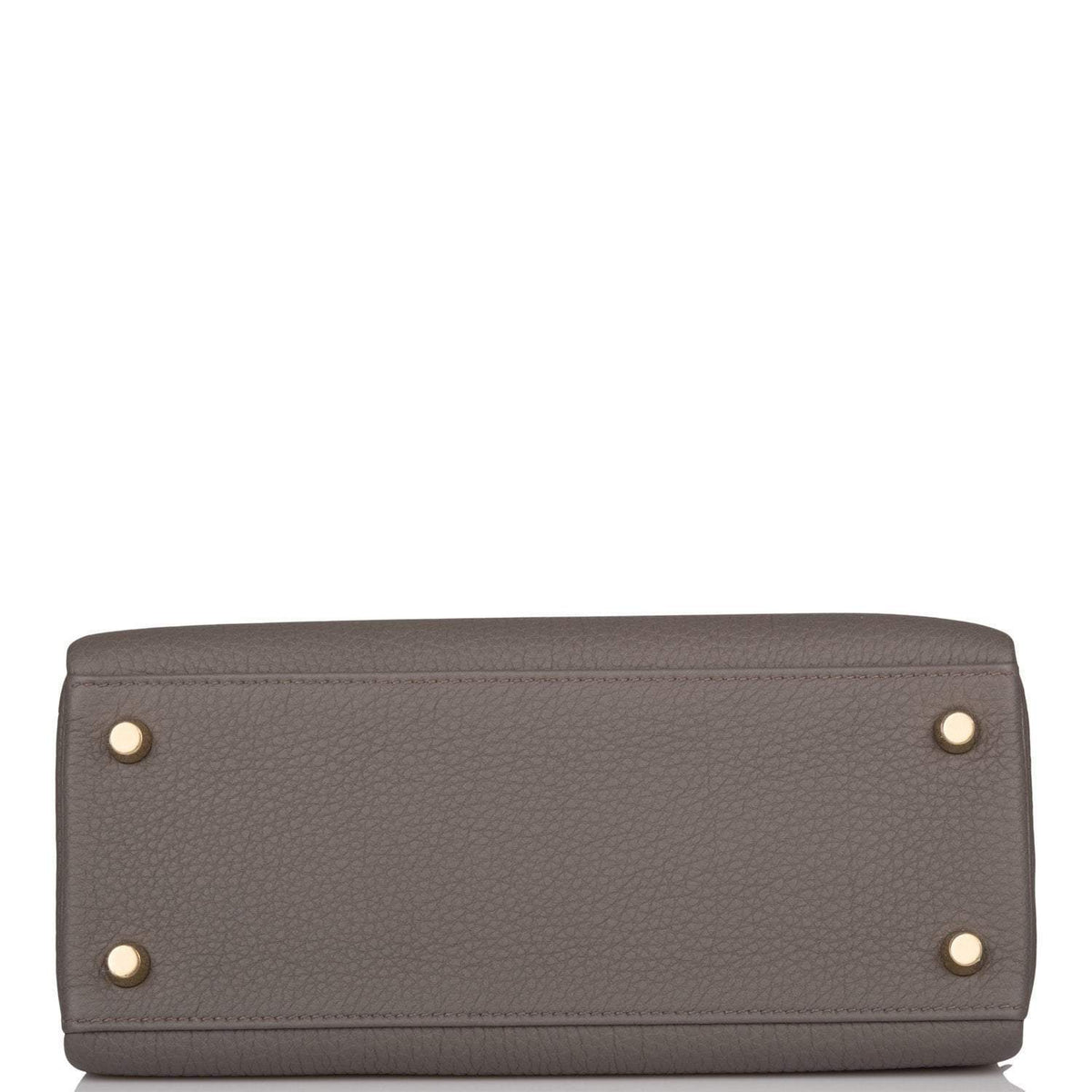 Hermes Kelly 25 Etain, Togo Retourne, Gold Hardware
