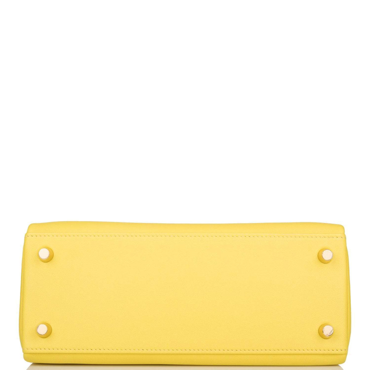 Hermes Kelly 25 Lime Swift Retourne, Gold Hardware