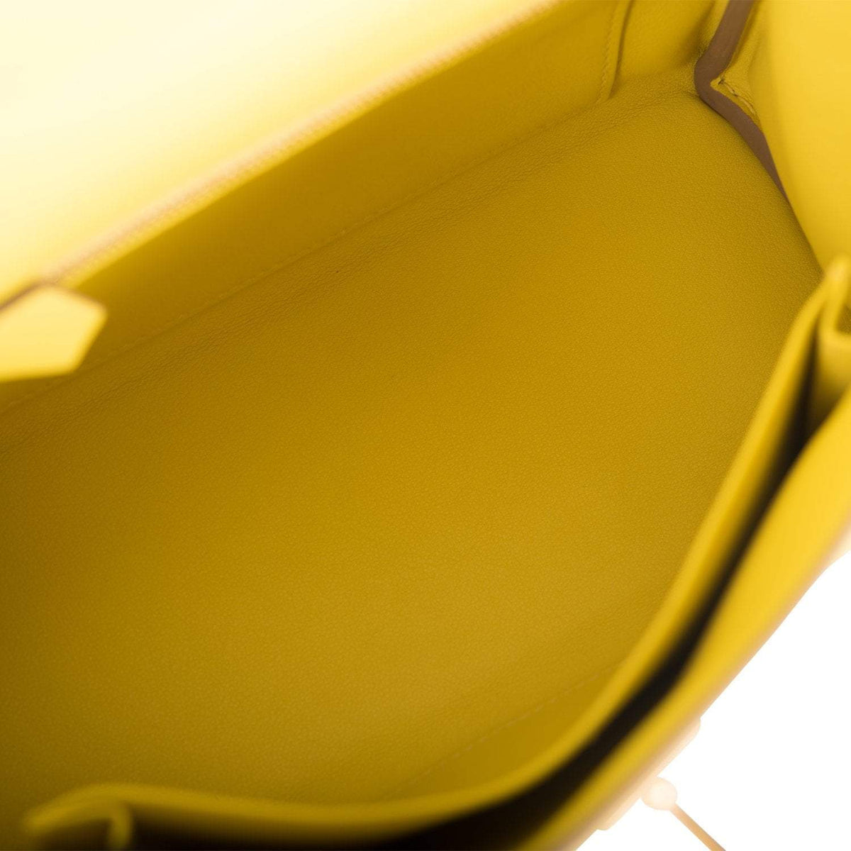 Hermes Kelly 25 Lime Swift Retourne, Gold Hardware