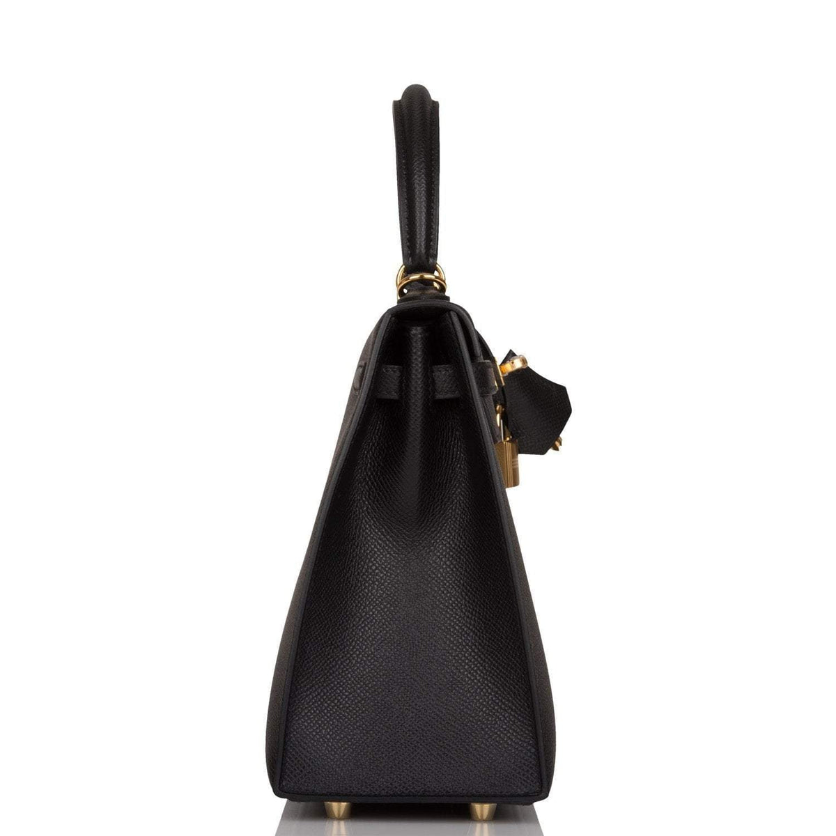Hermes Kelly 25 Sellier, Black Epsom, Gold Hardware