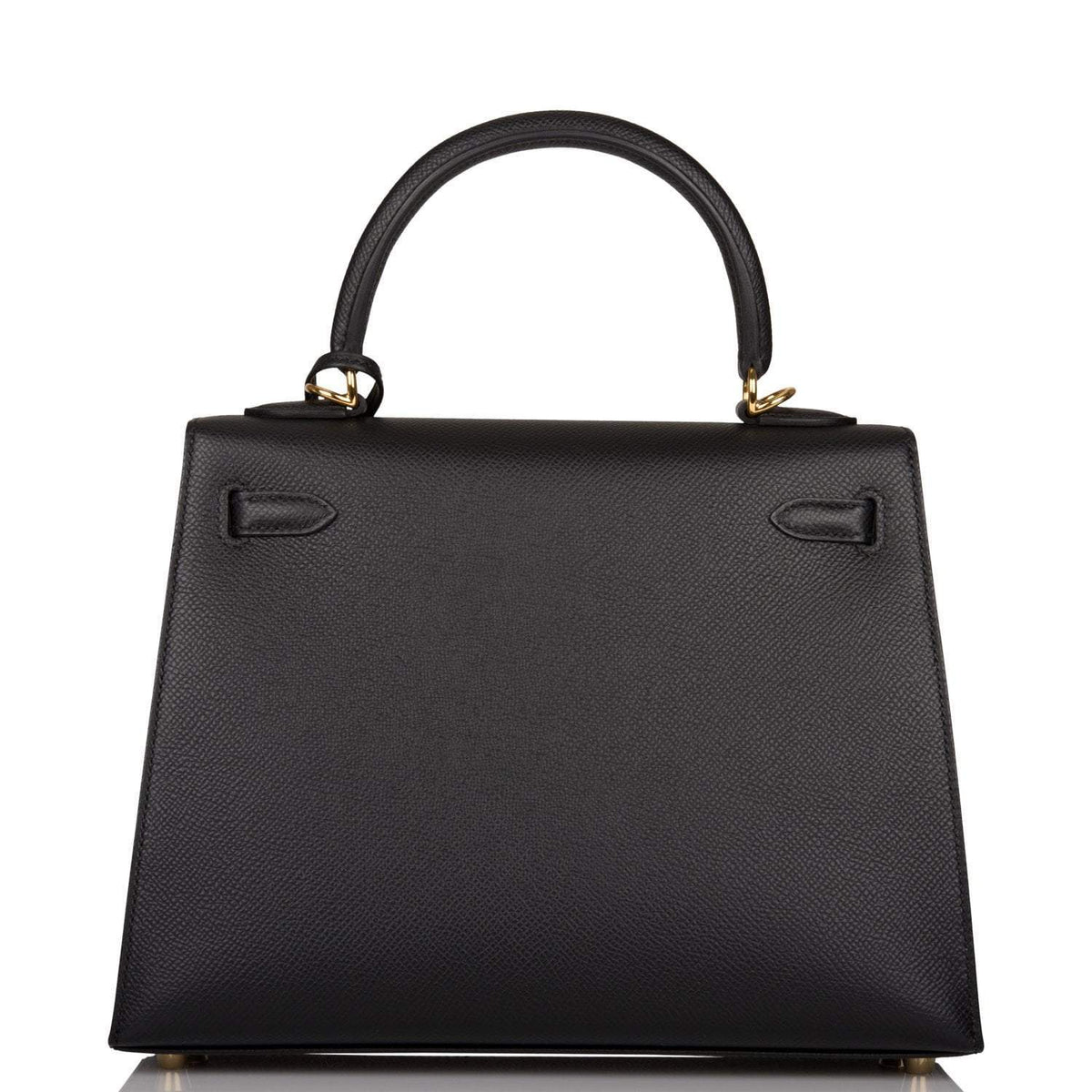 Hermes Kelly 25 Sellier, Black Epsom, Gold Hardware