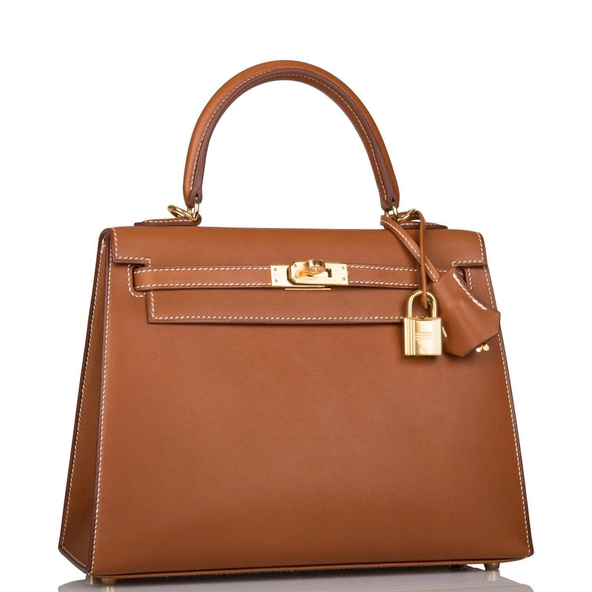 Hermes Kelly 25 Barenia, Sellier Fauve Gold Hardware