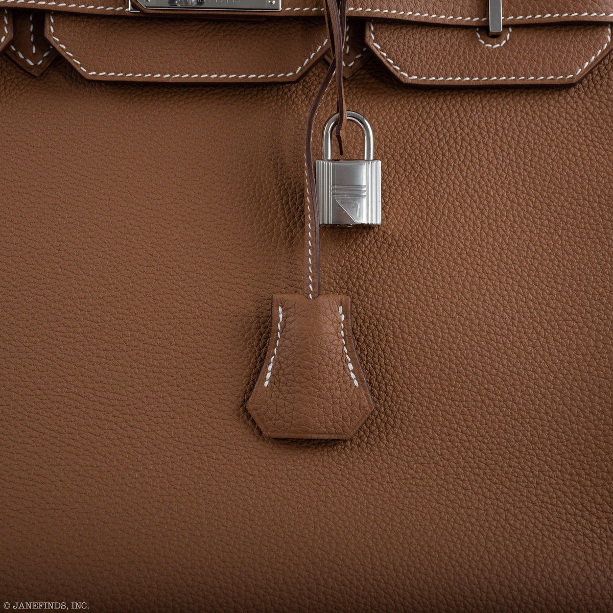 Hermes Birkin 35 Gold, Togo Leather, Palladium Hardware