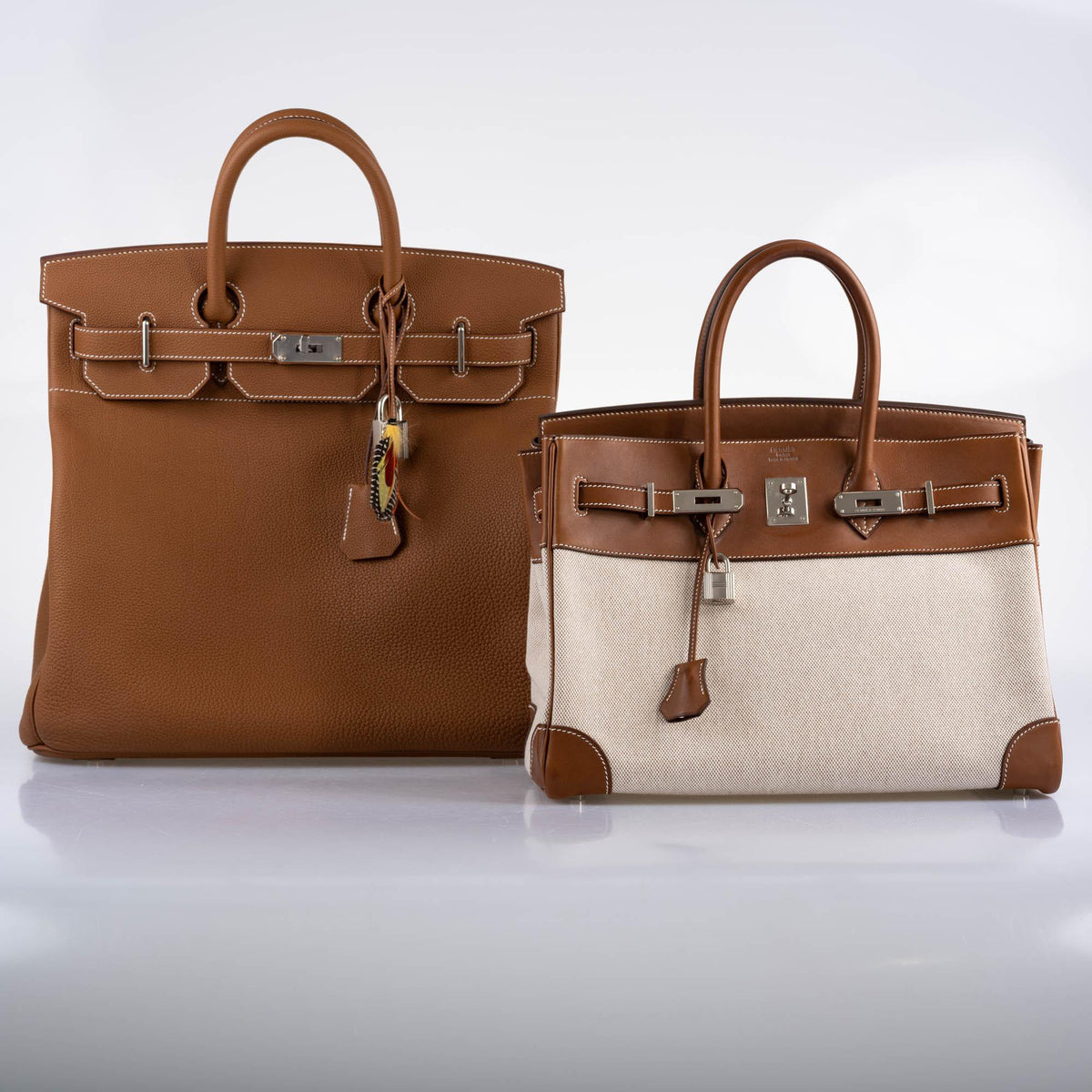 Hermes Birkin HAC 40, Gold Togo Leather, Palladium Hardware