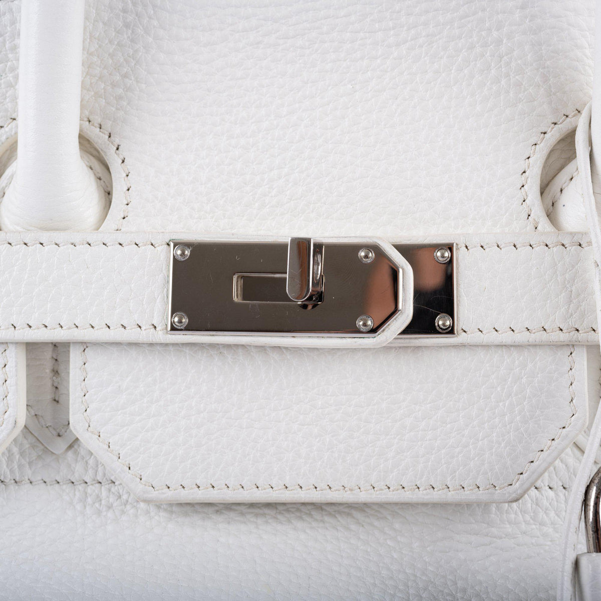Hermes Birkin 40 HAC White Togo, Palladium Hardware