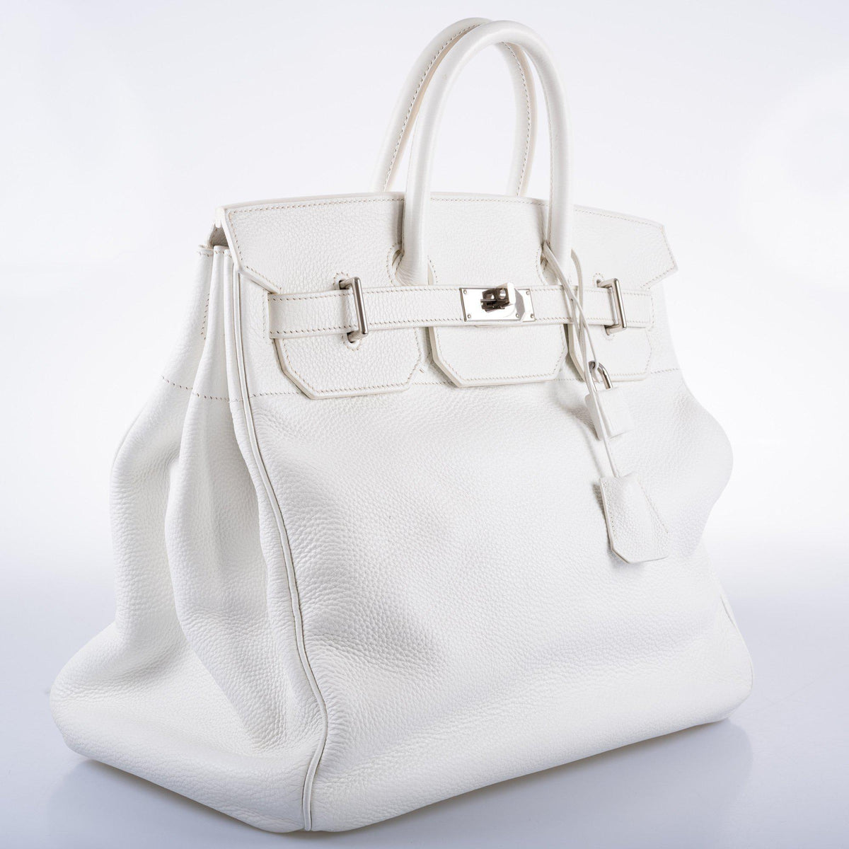 Hermes Birkin 40 HAC White Togo, Palladium Hardware