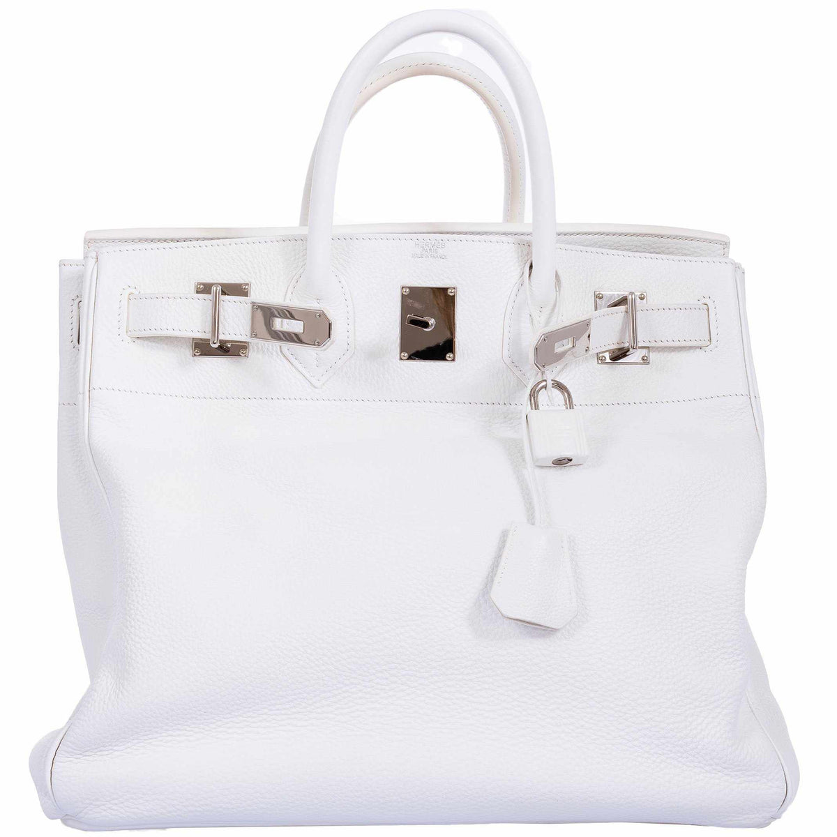 Hermes Birkin 40 HAC White Togo, Palladium Hardware