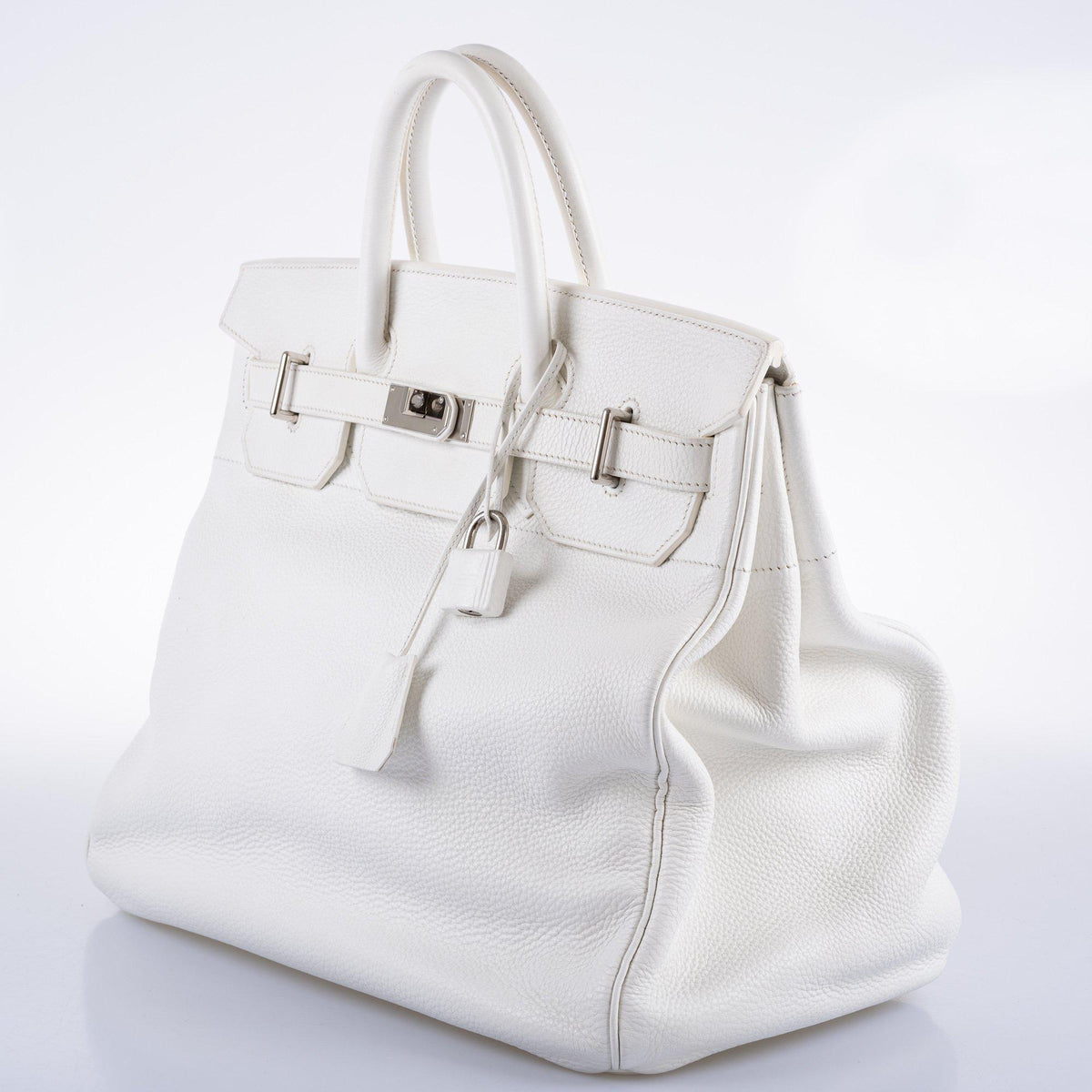 Hermes Birkin 40 HAC White Togo, Palladium Hardware