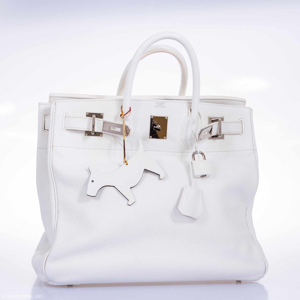 Hermes Birkin 40 HAC White Togo, Palladium Hardware
