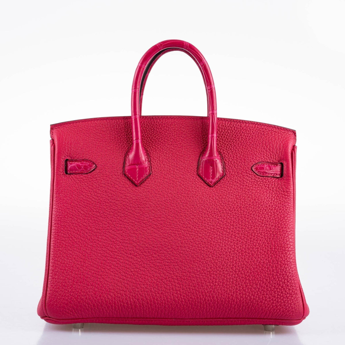 Hermes Birkin 25 Touch, Framboise, Togo & Matte Alligator