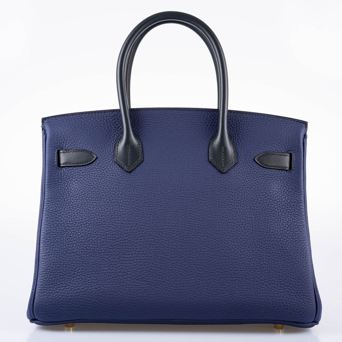 Hermes Birkin 30 bag, Touch Bleu Encre Sombrero Taurillon Gold