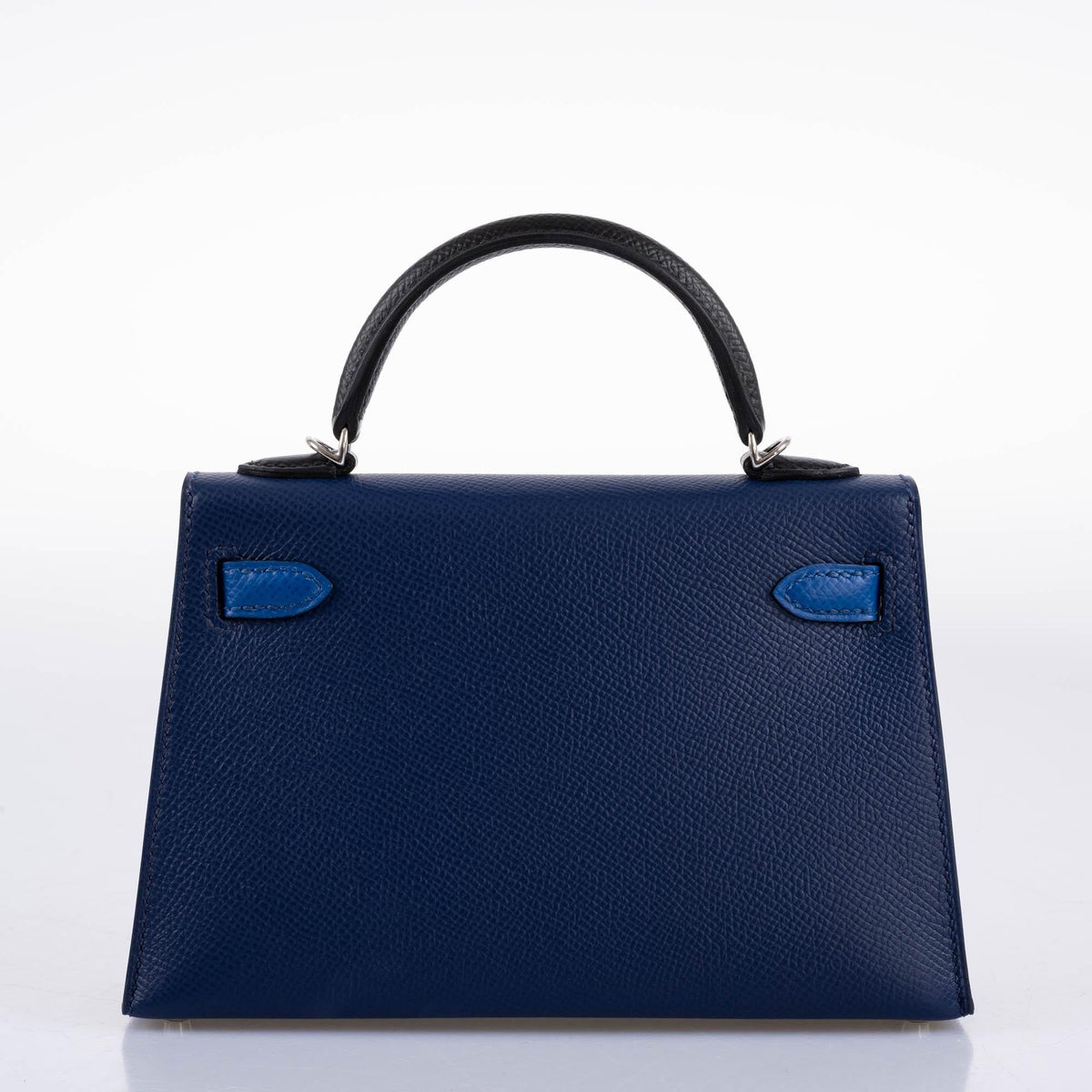 Hermes Kelly Mini II, 20cm Sellier Epsom, Bleu Sapphire
