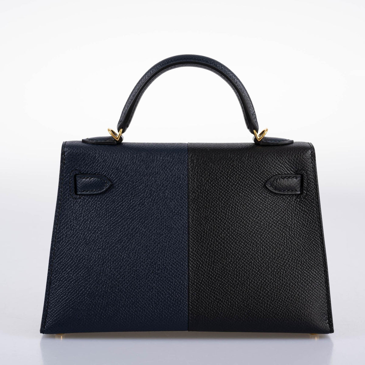Hermes Mini Kelly 20 Sellier, Casaque Tri-Color, Gold Hardware