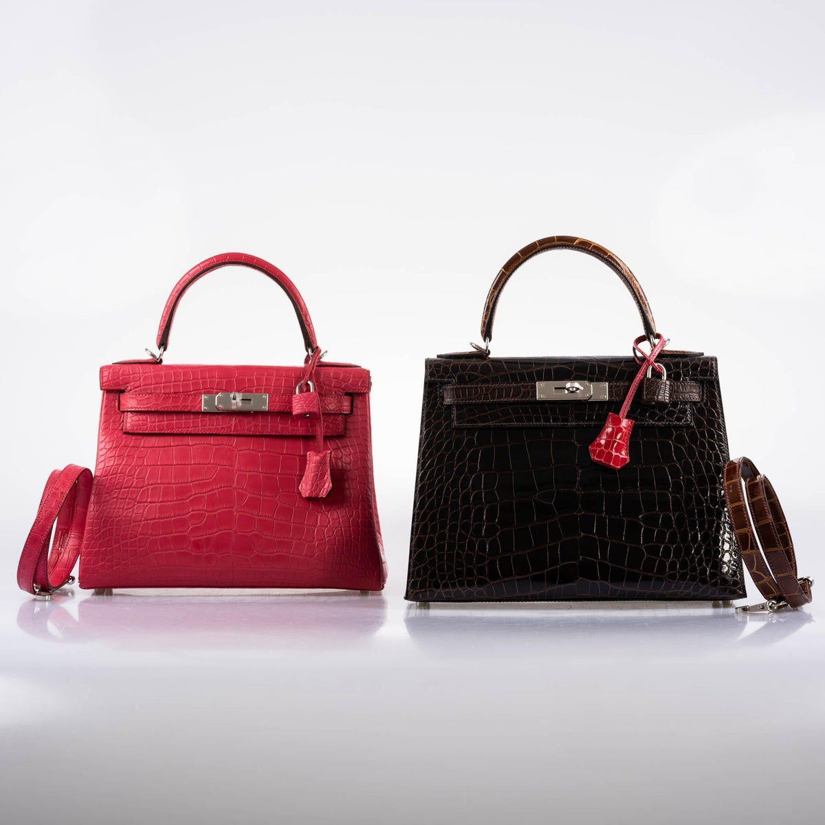Hermes Kelly 25 Retourne Framboise Togo, Palladium Hardware