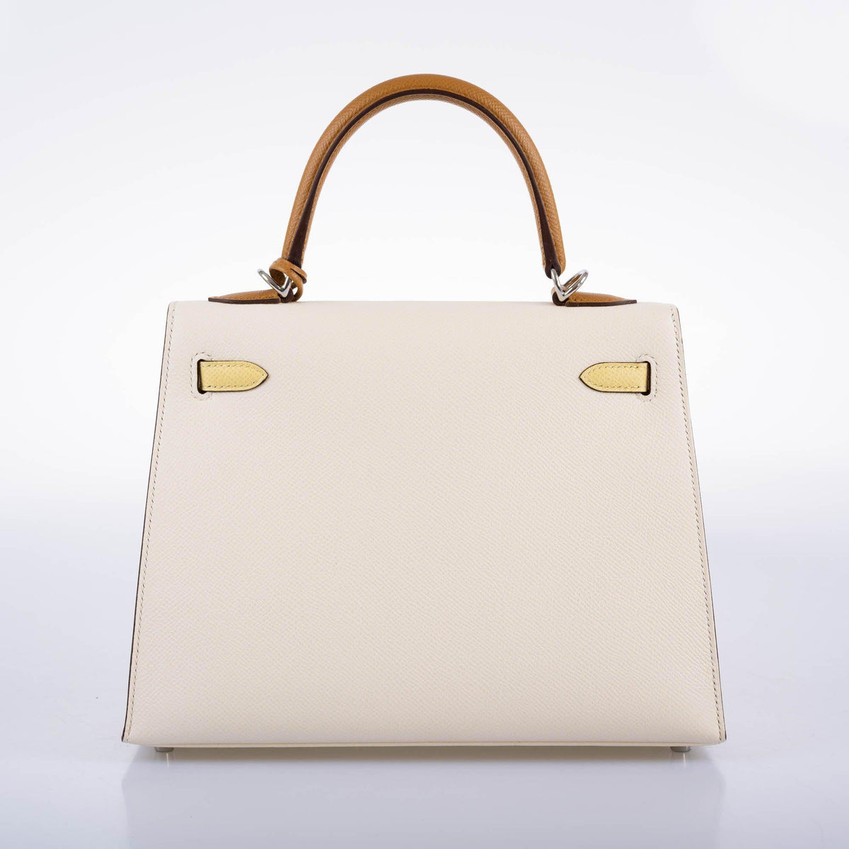 Hermes Kelly 25 Sellier, Tri-Color Epsom, Palladium Hardware