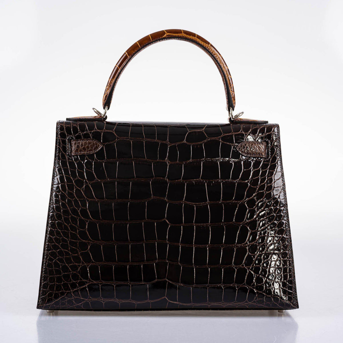 Hermes Kelly 28 Sellier, Alligator, Palladium Hardware, 2021