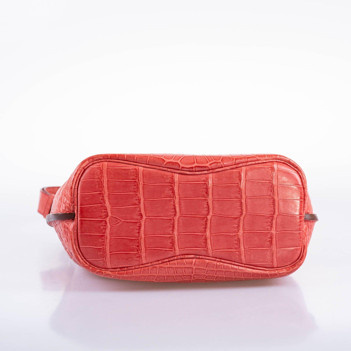 Hermes So Kelly 22, Bougenville Porosus Crocodile, Gold Hardware